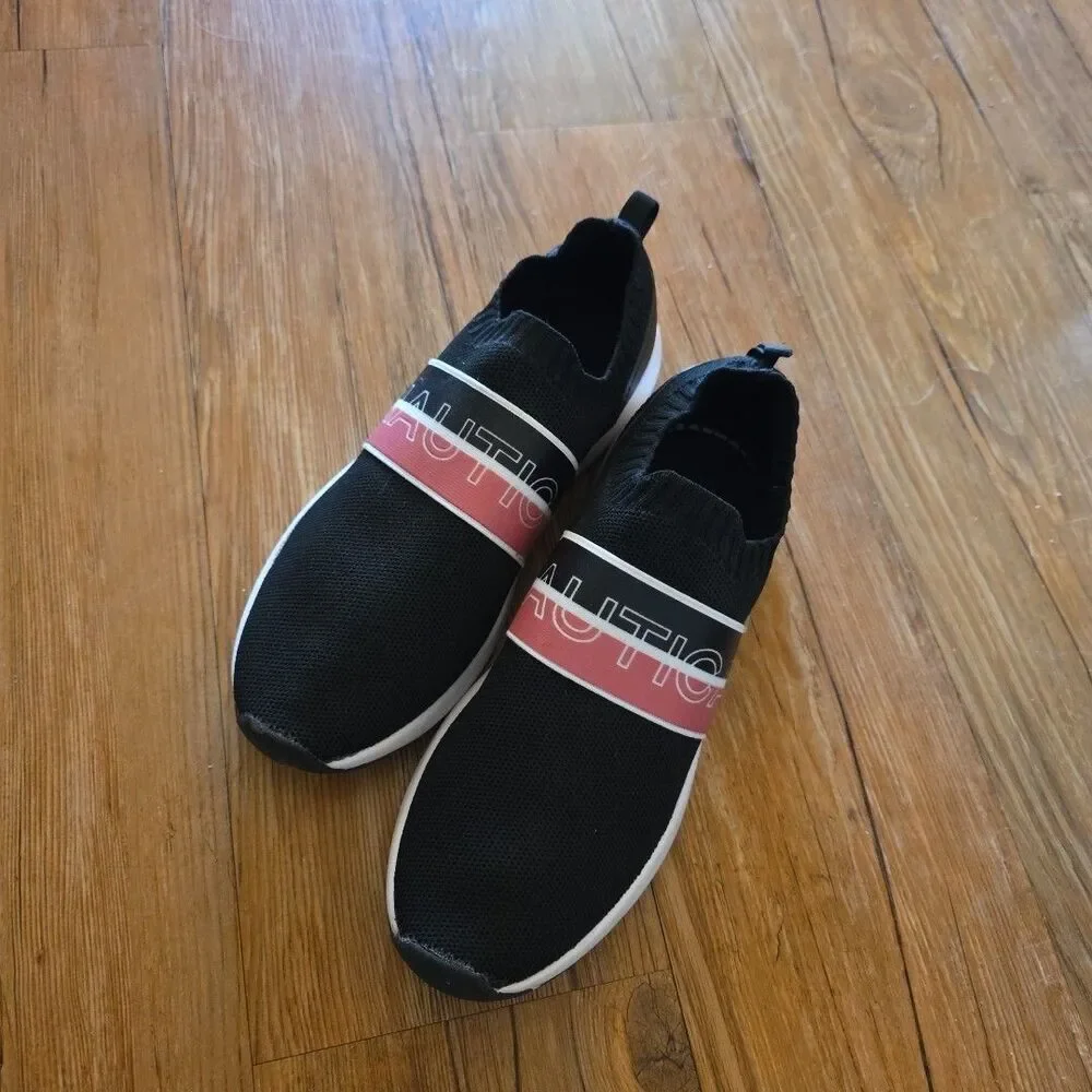 Nautica Ladies Jogger Pull-On Slip-On Sneakers 8.5